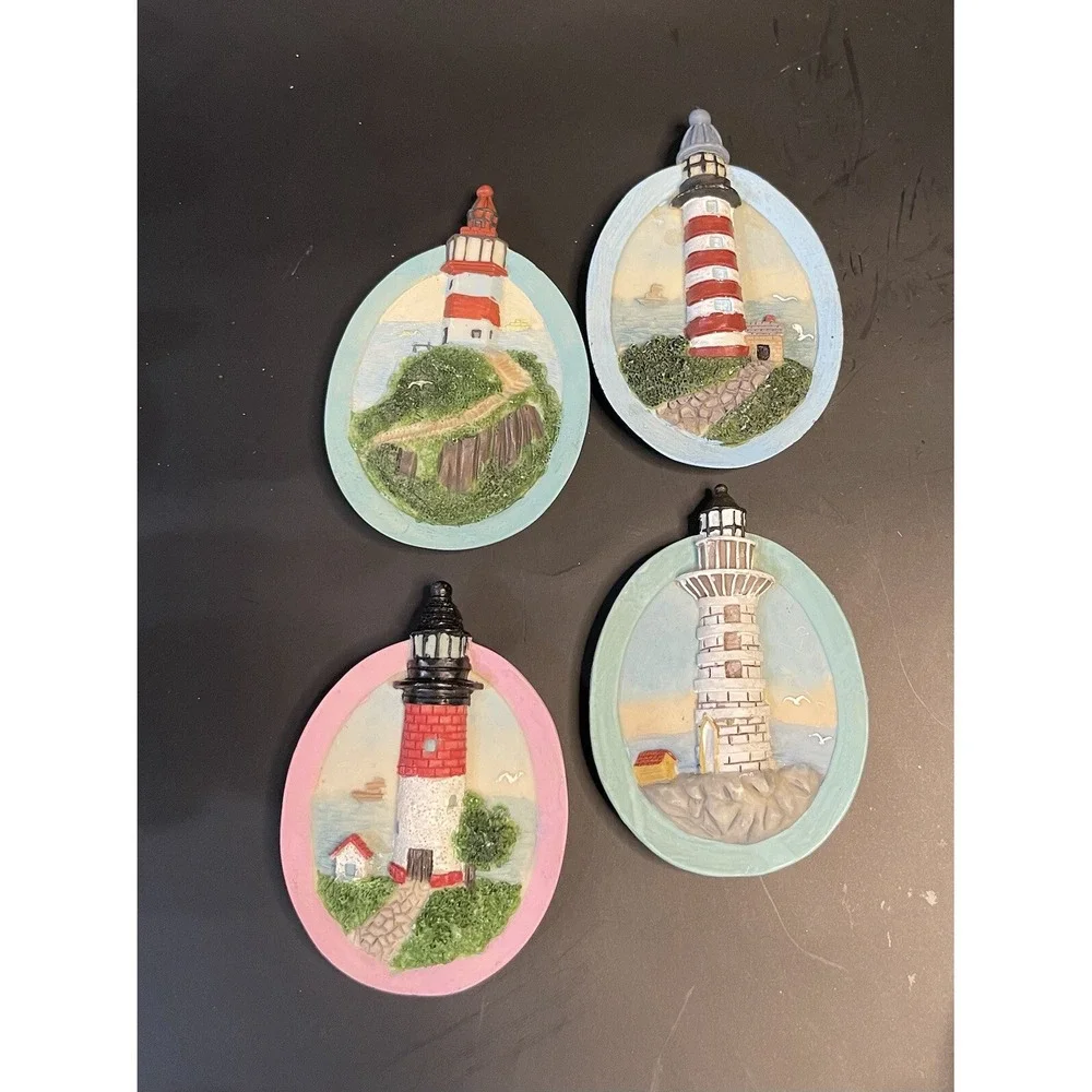 Four Lighthouse Magnets 1